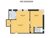 One Bedroom Floor Plan