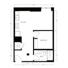 One bedroom Liberty West Bottoms Flats