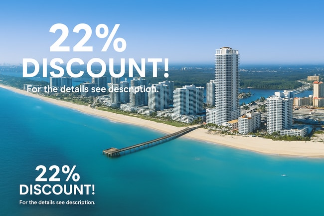 La Perla arial view from the ocean - 16699 Collins Ave Unit 1205