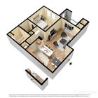 Degas floor plan Parc Chateaux