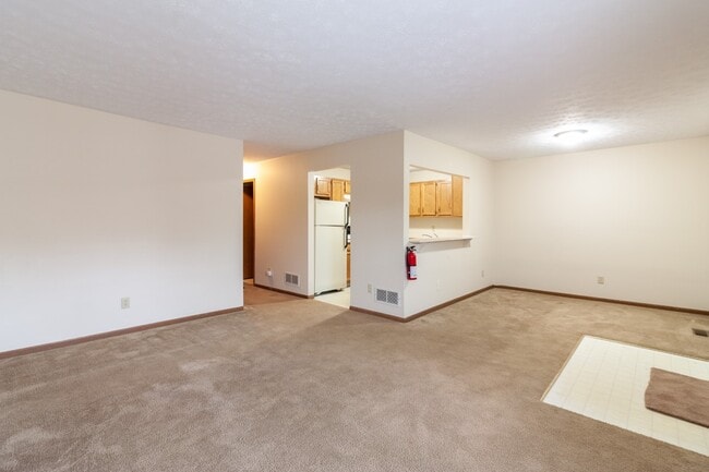 Living and Dining Area (view 2) - Wrens Trail Garden Apartments