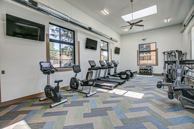 Fitness center with cardio equipment