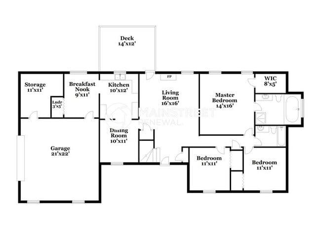 Photo - 3 Bedroom Pet-Friendly Home in Hampton, GA with Main Street Renewal