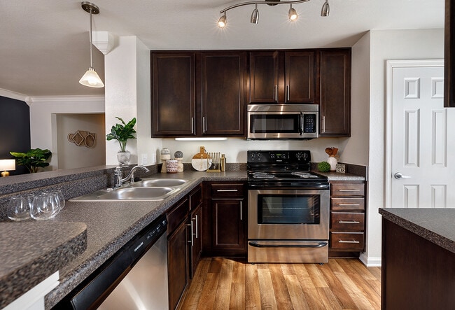 Madison Model Kitchen - Addison at Swift Creek Apartments