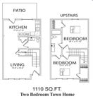 2BR/1.5BA