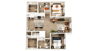 B1A floor plan Prose Rhyne