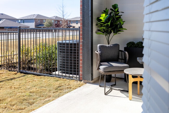 Patio with fenced-in yard (select homes)