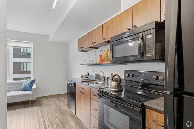 1BR, 1BA - 495SF - Kitchen