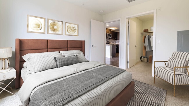 Carpeted Bedroom - Radius Koreatown