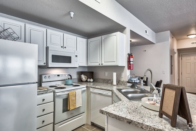 Kitchen - The Pointe on College near K-State Rental