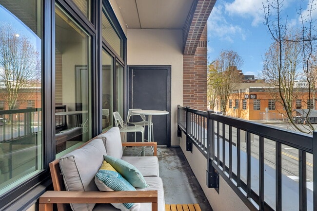 Private covered balcony - 618 NW 12th Ave Unit 204