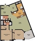 2BR/2BA