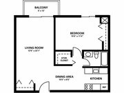 1BR/1BA
