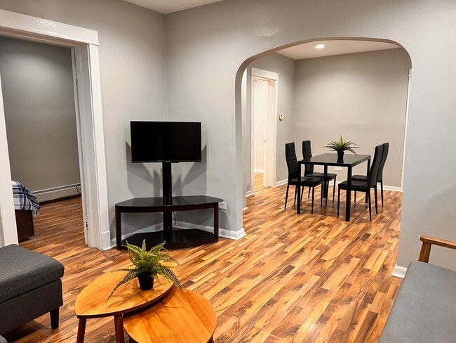 Living Room looking towards Dining Room - 812 Beloit Ave Unit 1