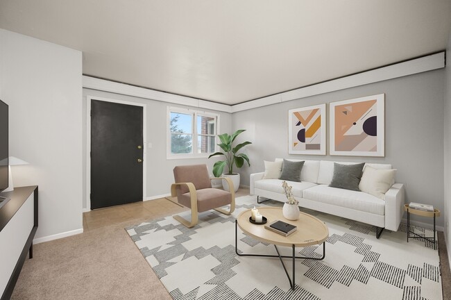 1BR Living Room (Furnished) - New Suburban Apartments