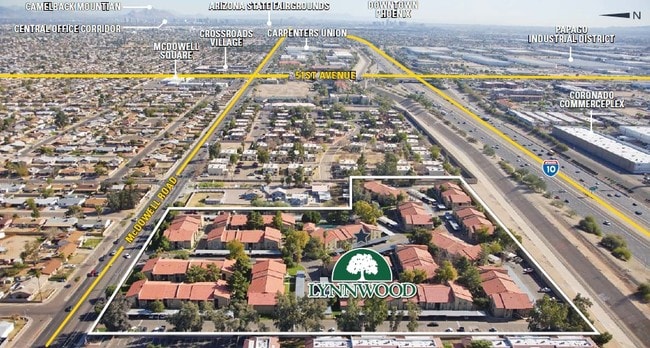 Aerial - Lynnwood Apartments
