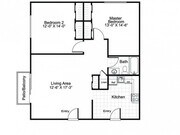 2 Bed and 1 Bath