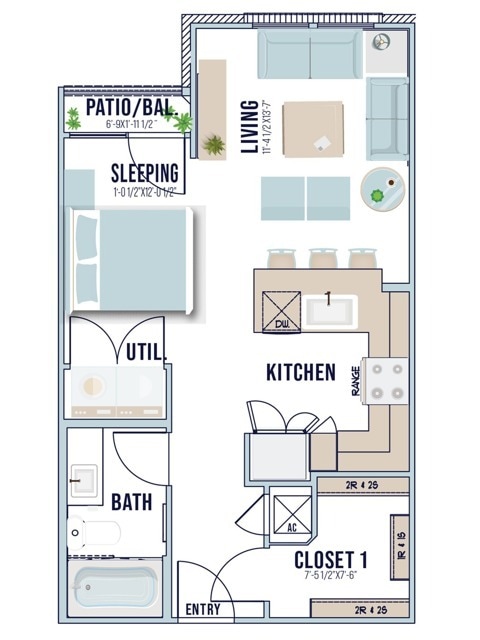 Studio | 567 sq ft - Studio