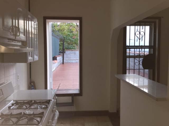 Outside Deck - No Fee Rental 354 116th Street unit 2