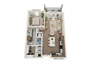A2 floor plan Asher Towne Lake
