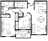 2BR/2BA