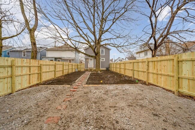 Backyard facing home - 1408 S Ohio Ave