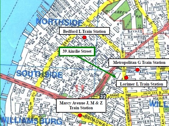 Neighborhood Map - 39 Ainslie St
