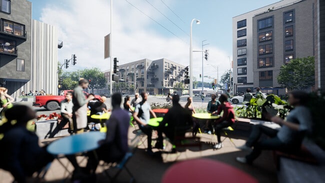 Patio exterior - Roxford at The Crosswalks