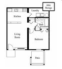 1BR/1BA