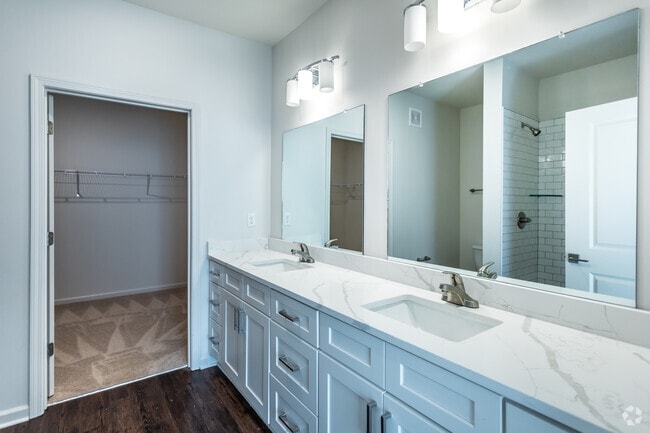 2BR, 2BA - 1322SF - 2nd Bathroom - Peabody Falls Apartments