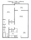 1BR/1BA