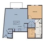 Plano de planta A5 de Broadstone Baybrook