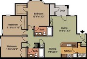 3BR/2BA