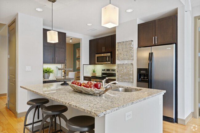 Model Kitchen Space - Gables Republic Tower Rental