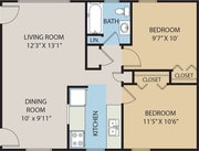 2 Bed