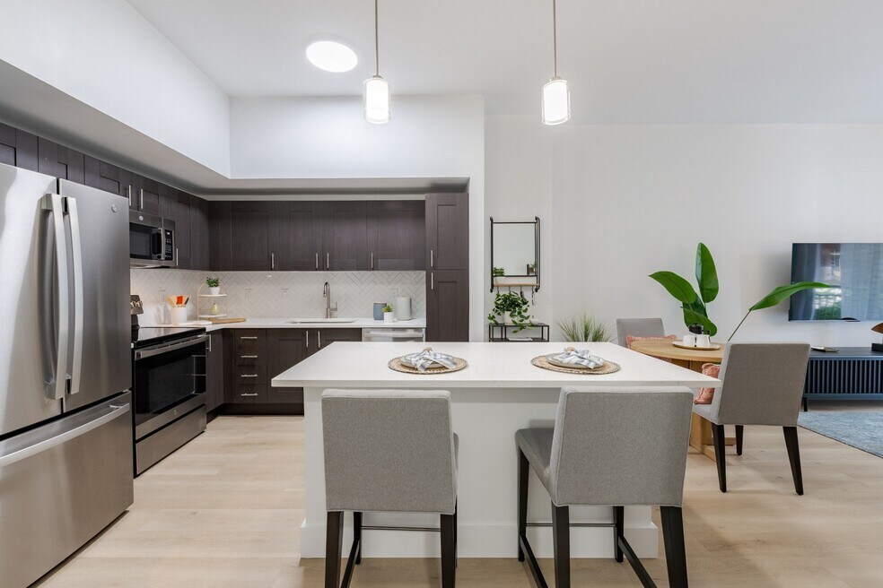 Modern Kitchen at One Plantation Apartments in Plantation, FL 33324
