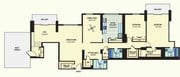 2 Bedrooms, 2.5 Baths with Den - 1735 Sq. Ft.