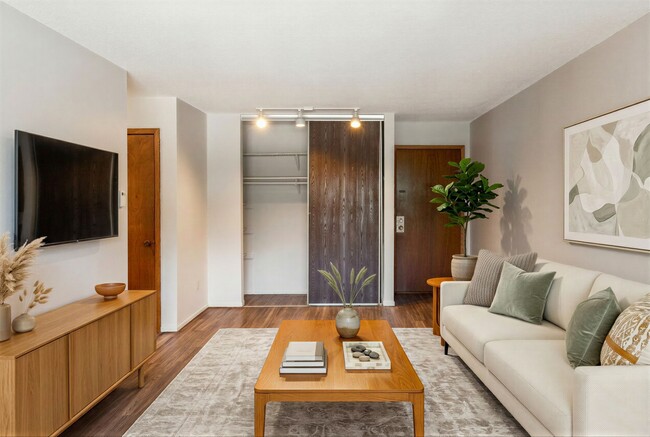 1 bed 1 bath Living room - Sun Place