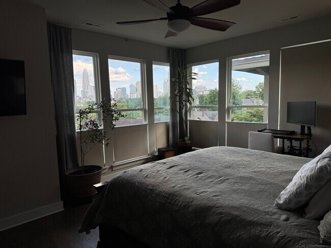 Beautiful sunrises over the fully city skyline view from bed! - 1547 Duckworth Ave