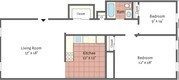 2BR/1BA