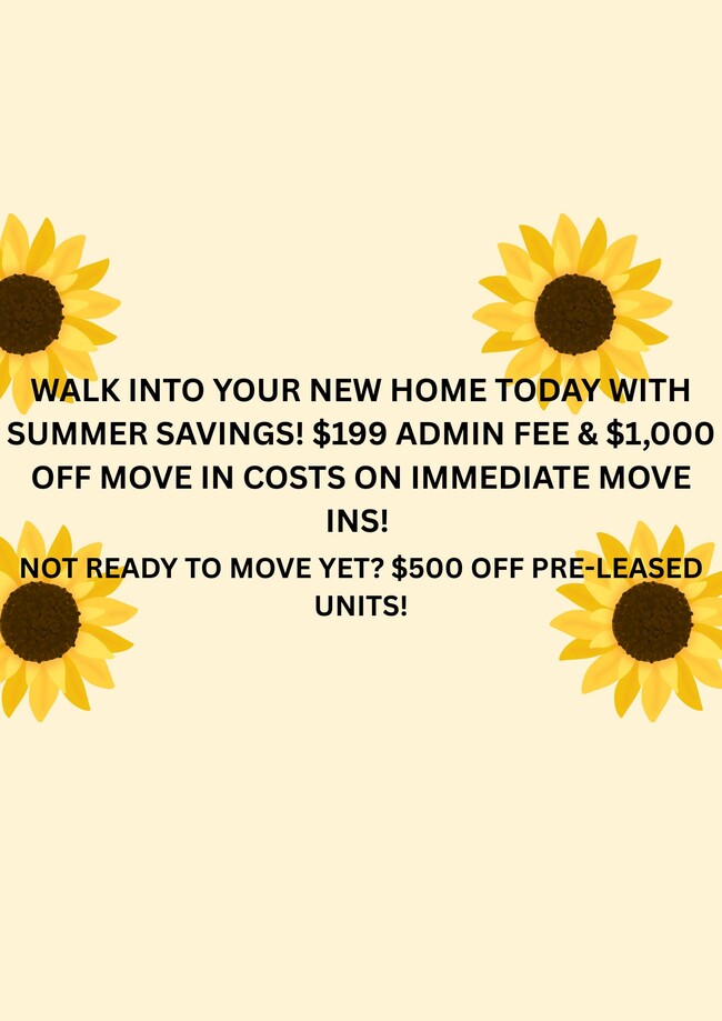 Summer Savings!