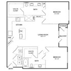 B1 | 2x2 | 1160 sf