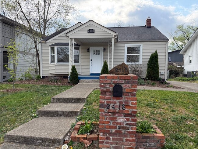 Upstairs Unit Front Entrance of House - 2418 Brasher Ave