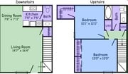 2BR/1.5BA