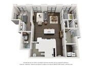 2x2 Penthouse C floor plan Dianne