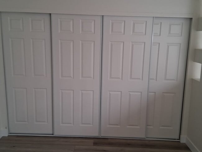 Upstairs closet