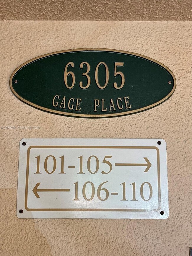 6305 Gage Pl Unidad 309A