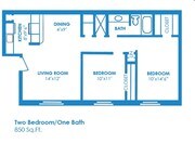 2BR/1BA