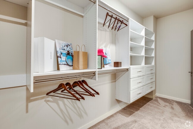 2BR, 2BA - 1,306SF - Primary Bathroom Closet