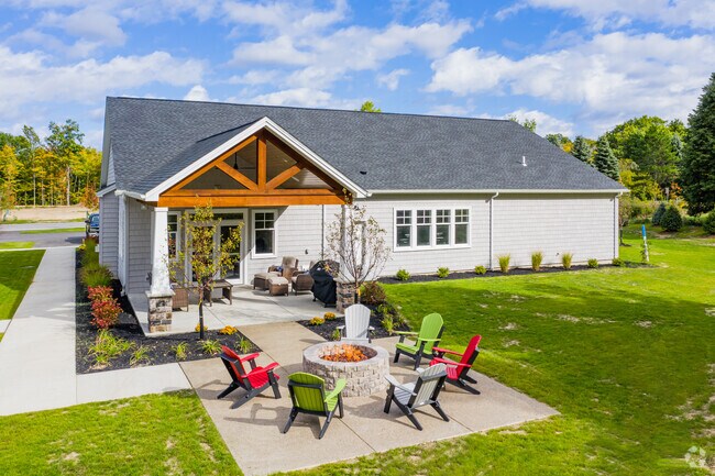 Orchard Grove Clubhouse Gas Firepit